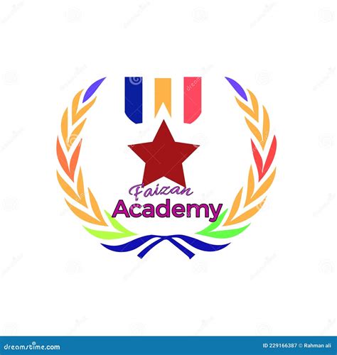 A logo design of academy. stock illustration. Illustration of diagram ...