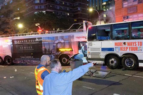 32 People Hospitalized After Double-Decker and City Bus Collide in NYC