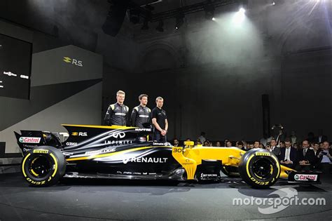 Renault Sport F1 Team drivers Nico Hulkenberg, Jolyon Palmer, third ...