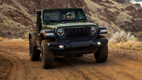 Olive Green Jeep Wrangler 2023