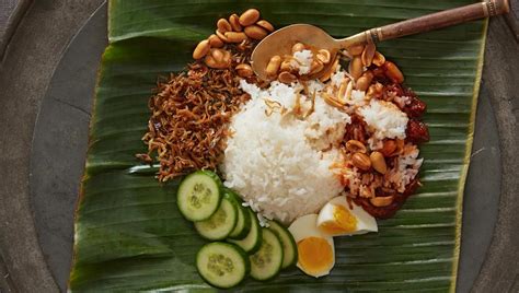 Nasi Lemak, a Malaysia's national dish