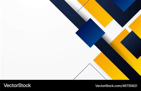 Abstract blue yellow and white background Vector Image