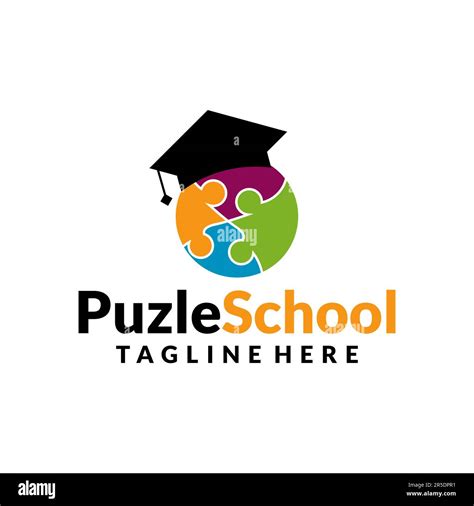 school academy logo Template Design Creative idea Stock Vector Image ...