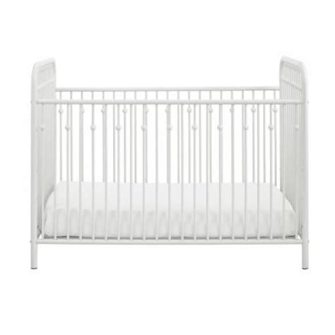 Monarch Hill Ivy Off White Metal Baby Crib, 29.45 x 54.50 x 40.63 - QFC