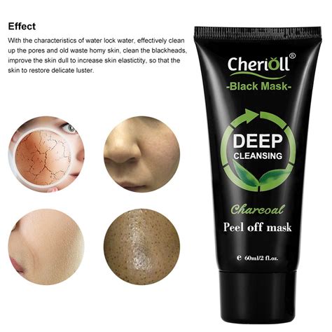 Charcoal Face Mask, Blackhead Mask, Peel Off Mask, Bamboo Charcoal Peel ...