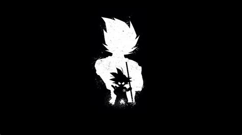 HD wallpaper: Son Goku and Vegeta silhouette, Dragon Ball, halloween ...