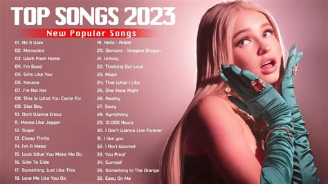 Lastest English Songs 2023 👄Top Songs 2023👄Adele, Maroon 5, Ed Sheeran ...