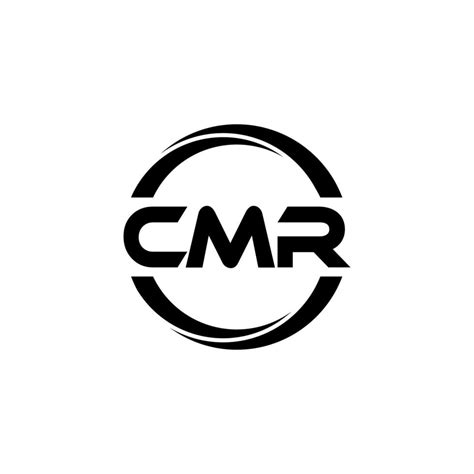 CMR letter logo design in illustration. Vector logo, calligraphy ...