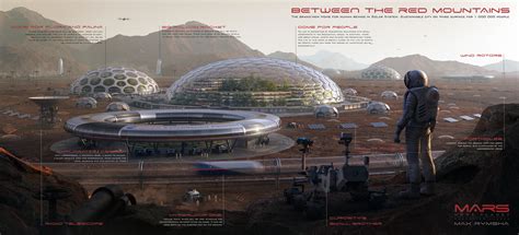 1 million human colony city on Mars by Max Rymsha | human Mars