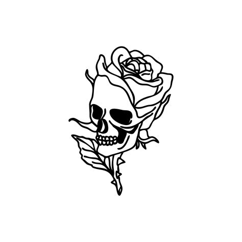 Skull Tattoo Basic - Viraltattoo