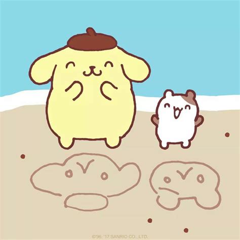 Pompompurin | 산리오 캐릭터, 곰 그림, 유아 미술