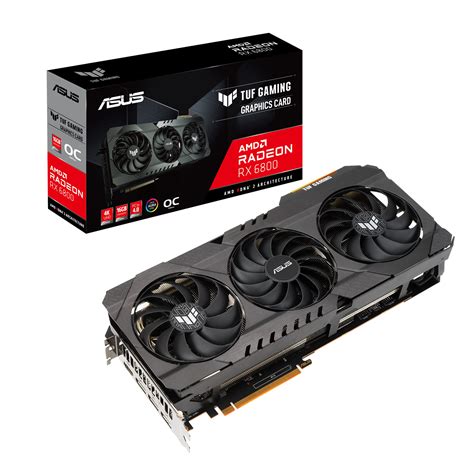 ASUS TUF Gaming AMD Radeon™ RX 6800 OC Edition Graphics Card (PCIe 4.0 ...