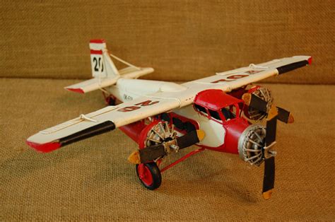 Vintage Reproduction Metal Toy Airplane Ford Tri-Motor toy