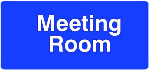 Meeting Room Sign - Sign Clipart - Full Size Clipart (#3543245 ...