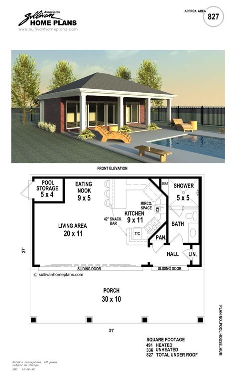 Pool House Designs And Plans - Image to u