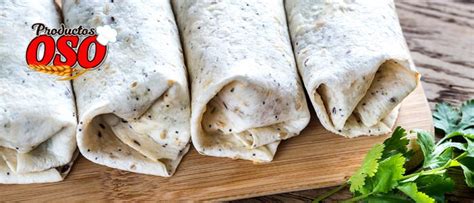 Burritos con chilorio | Productos Oso | Tortillas de Harina