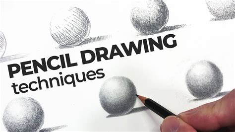 Pencil Drawing Techniques - YouTube