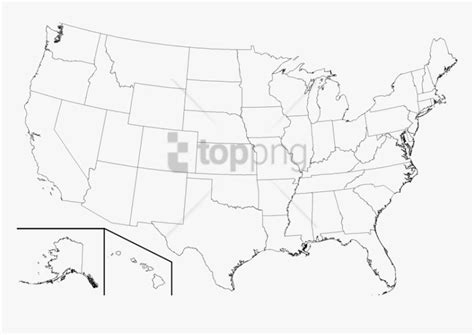 United States Map Transparent Background - High Resolution Us Map ...