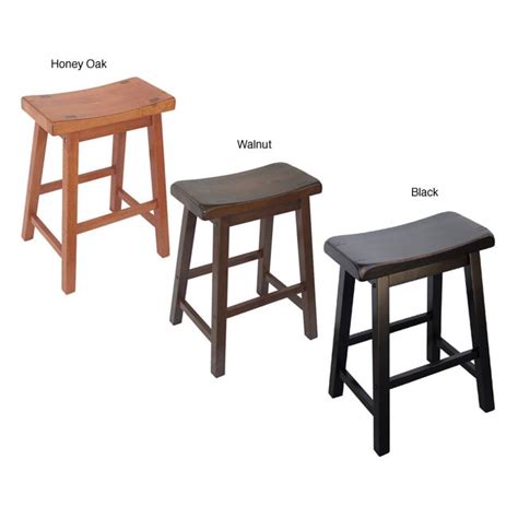 Saddle Seat 24-inch Counter Stools (Set of 2) - Overstock Shopping ...