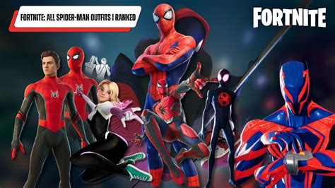 Fortnite: All Spiderman Outfits | Ranked