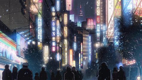 Anime City Wallpapers on WallpaperDog