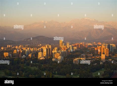 Santiago, Chile skyline Stock Photo - Alamy