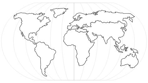 Blank World Maps - 10 Free PDF Printables | Printablee