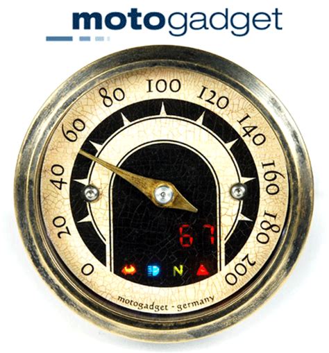 Vintage Motorcycle Speedometer - Hot Teen Emo