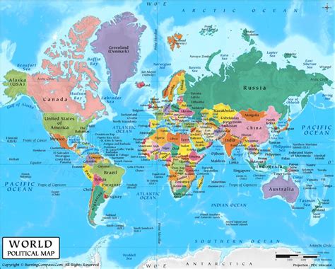 World Map With Countries Names – Get Latest Map Update