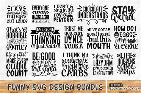 Funny Svg Bundle,Funny Quotes Svg,Sayings Svg,Svg files for cricut By ...