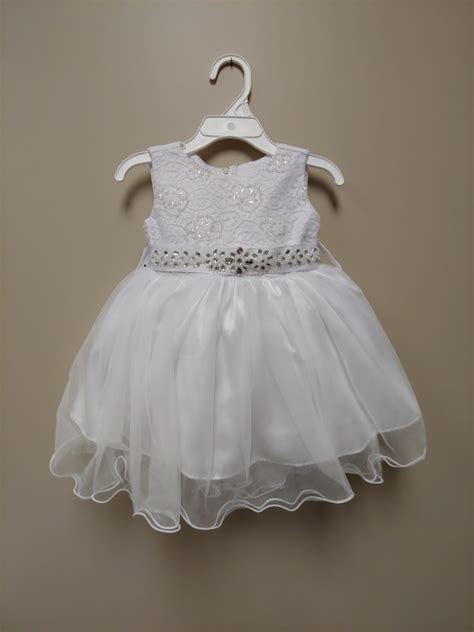 Baptism Dress White Lace with Tulle - Universal Church Supplies