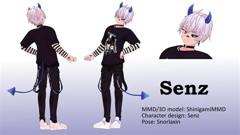 [MMD VTuber] Senz [Fan model] by ShinigamiMMD on DeviantArt