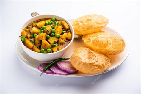 Premium Photo | Poori masala curry or aloo sabzi for puri