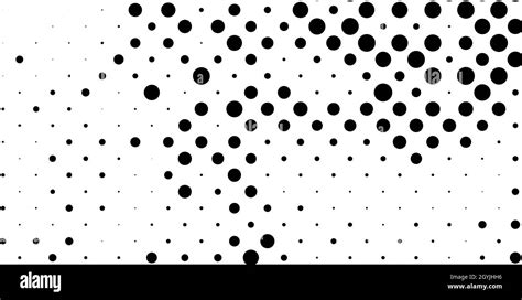 Halftone, random circles, random dots pattern, texture, background ...