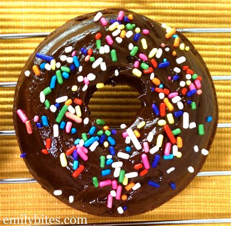 Chocolate Covered Donut With Sprinkles