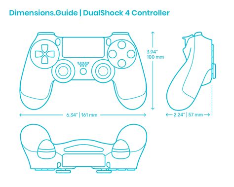 Playstation DualSense Controller Dimensions Drawings | atelier-yuwa.ciao.jp