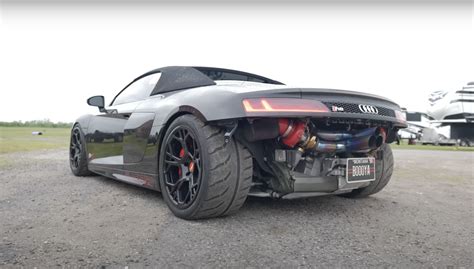 Twin Turbo Audi R8 Is Wicked Quick With 1,400 HP on Tap - AudiWorld