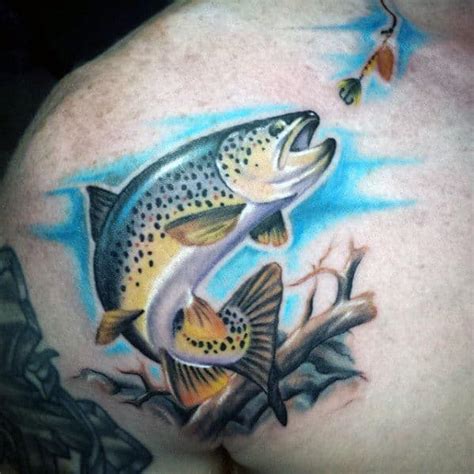 60 Trout Tattoo Designs for Men [2023 Inspiration Guide]