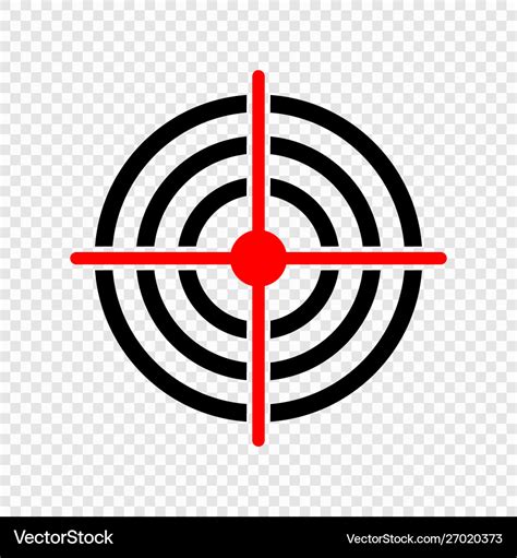 Gun target icon Royalty Free Vector Image - VectorStock