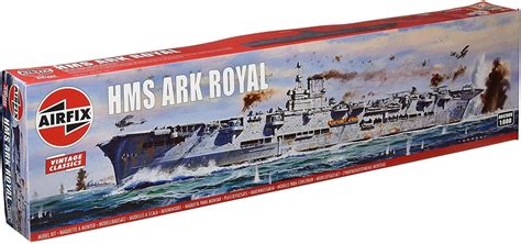 Buy Airfix HMS Ark Royal 1:600 Vintage Classics Military Naval Ship ...