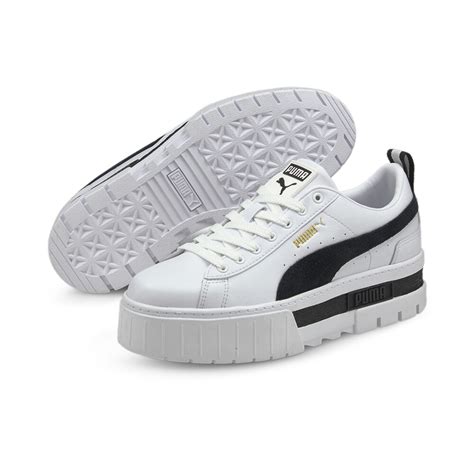 Mayze Lth Women's Sneakers | White - PUMA