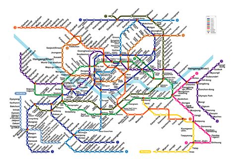 Great re-design of the Seoul Metro Map by Jug Cerovic | The Korea Blog