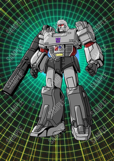 Transformers G1 Megatron, Fan Art , Wall Art Print - Etsy