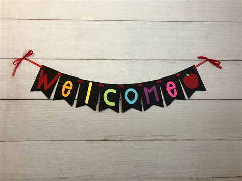 Welcome Banner School Banner Welcome Sign - Etsy