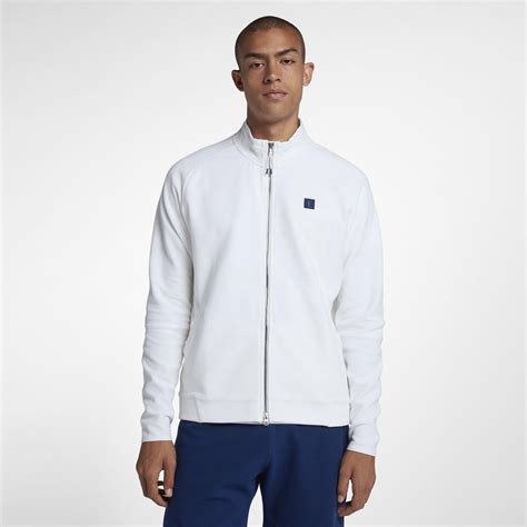 Nike Mens RF Tennis Jacket - White - Tennisnuts.com