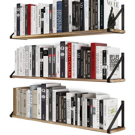 Buy WallnitureBora 36 Inch Large Floating Shelves for Wall Storage ...