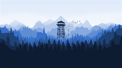 Firewatch Blue Wallpapers - Wallpaper Cave