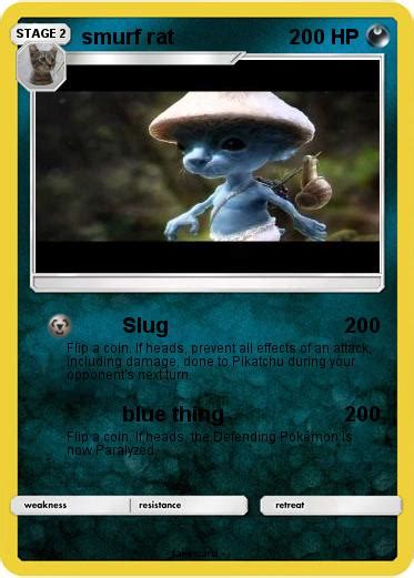 Pokémon smurf rat - Slug - My Pokemon Card