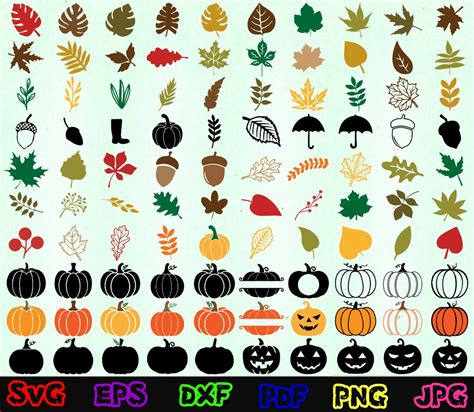 Fall SVG Fall Silhouette Autumn SVG Autumn Silhouette Fall Cut Files ...