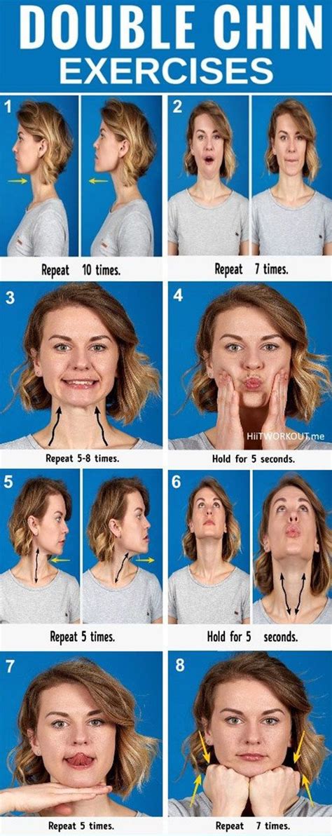 8 Exercises And Tips To Get Rid Of Neck Fat And Double Chin Fast ...